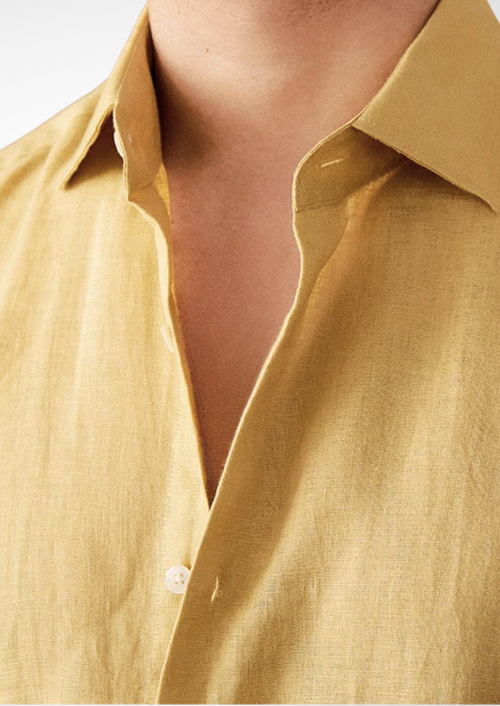 CHEMISE CÔTIÈRE PORTOFINO - Jaune