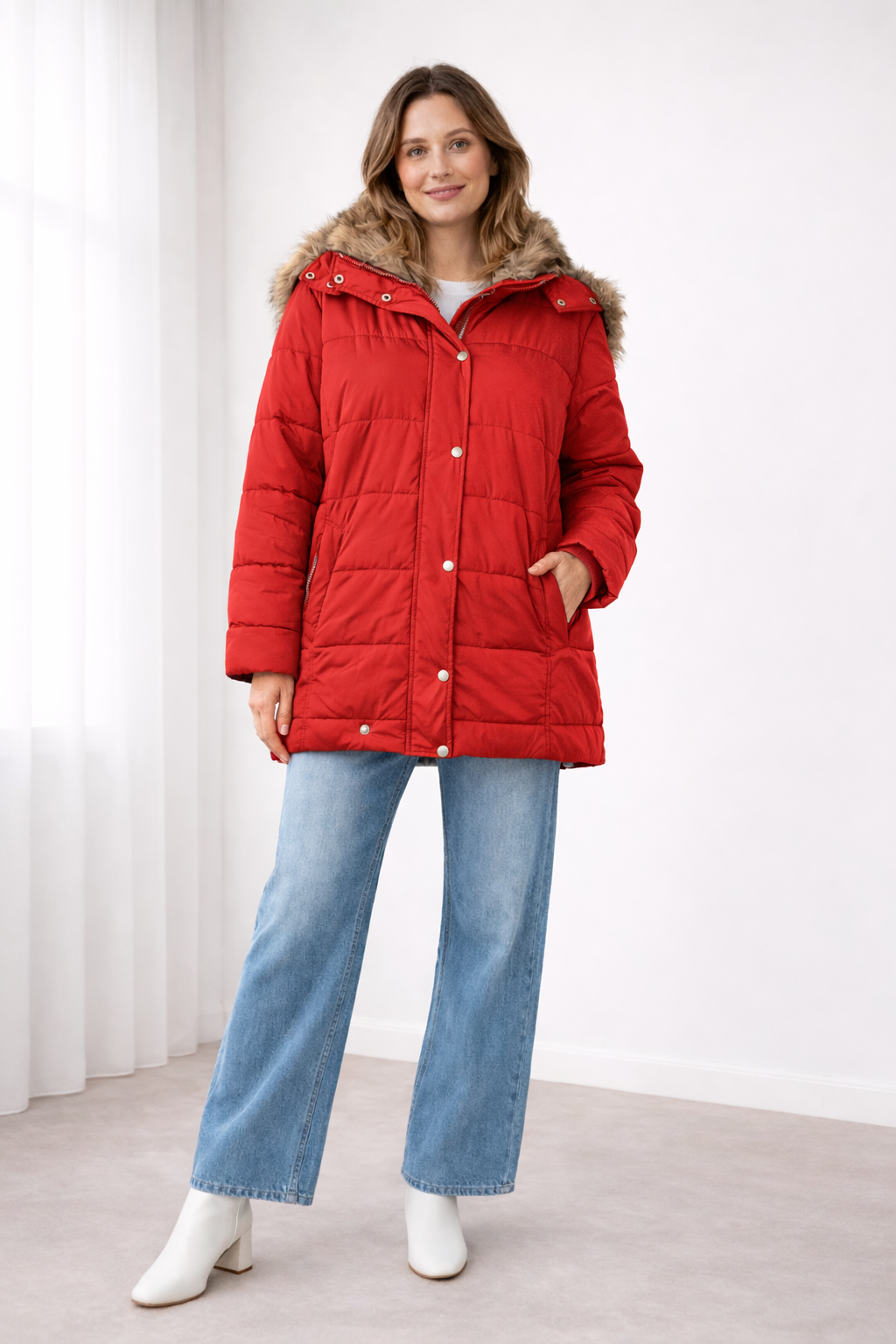 The Sorina — Midnight Quilted Puffer