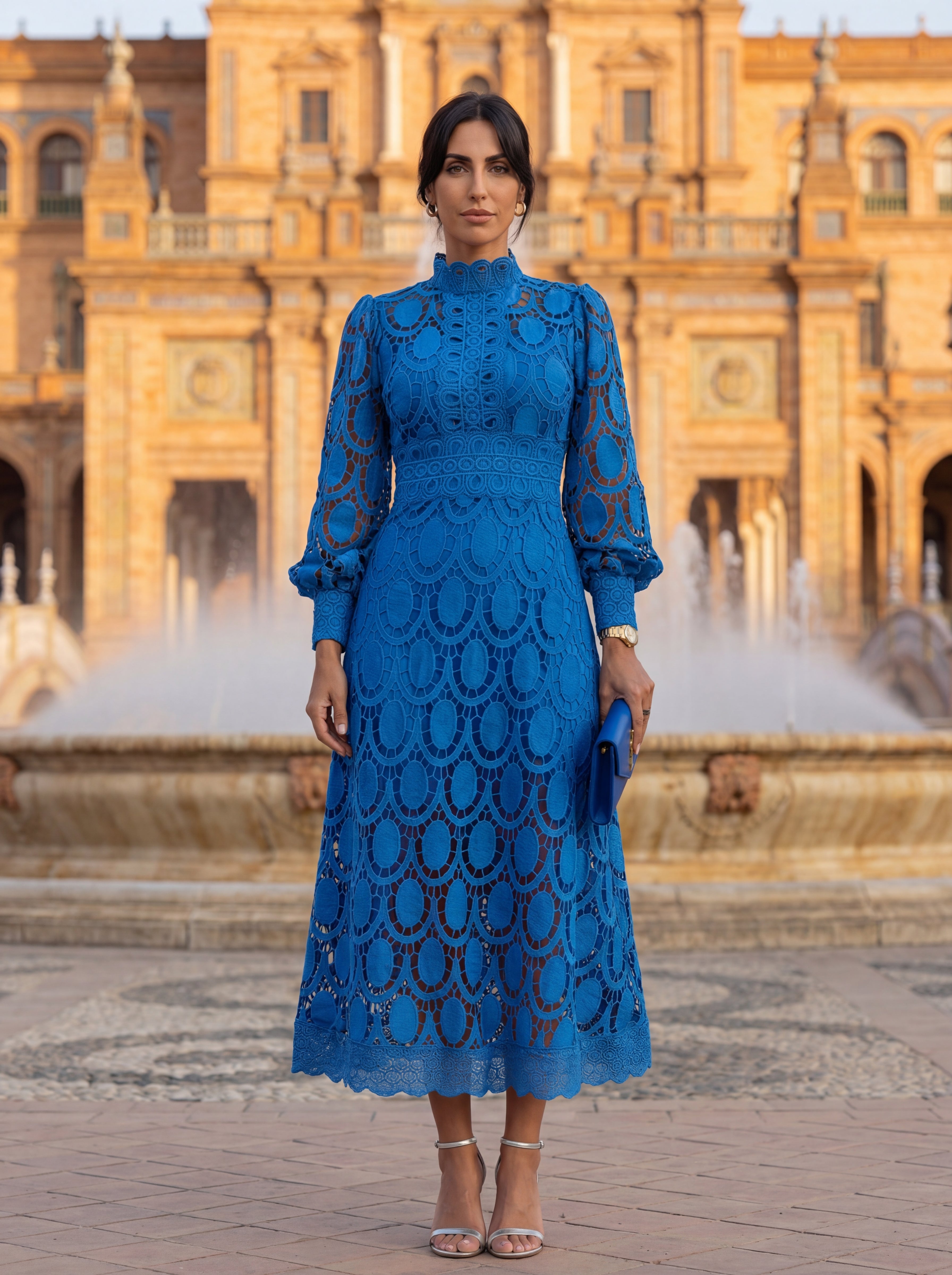 Robe Élégante en Soie Carmona – Maison Claire et Sylvie