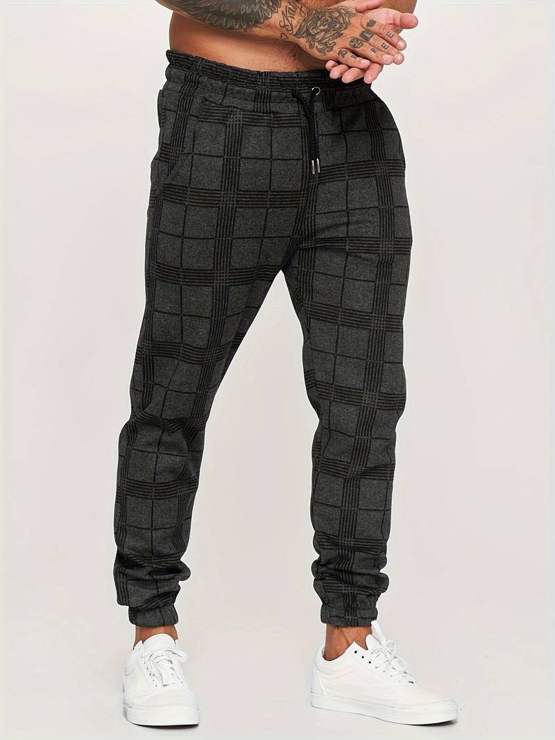 Anton Jogger — Storm Plaid
