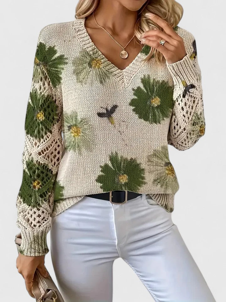 The Fiora Knit — Amethyst Bloom