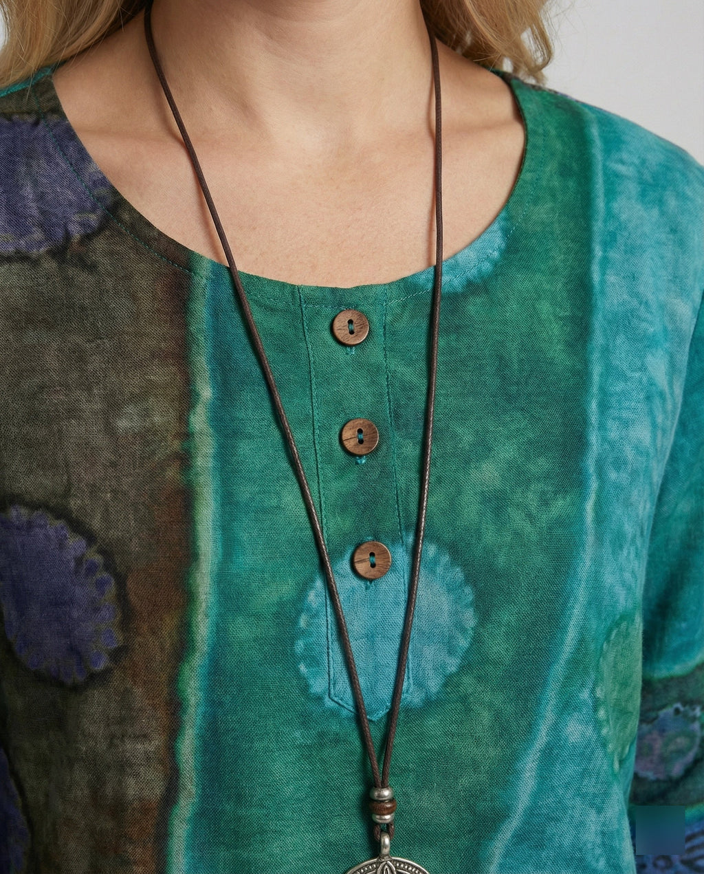 The Kaia Tunic — Evergreen Patchwork