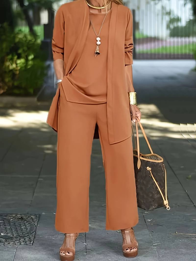 The Liora Set — Patchwork Draped Trio