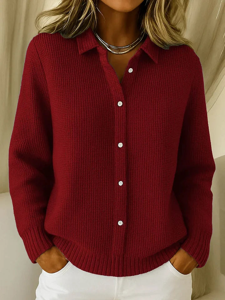 Nila Cardigan — Frosted Sky Chunky Knit