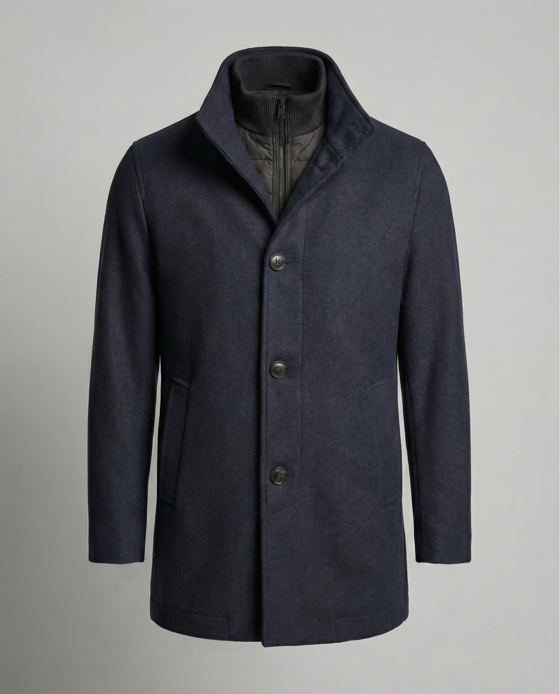 The Alderan Overcoat — Chestnut Wool Blend with Quilted Liner
