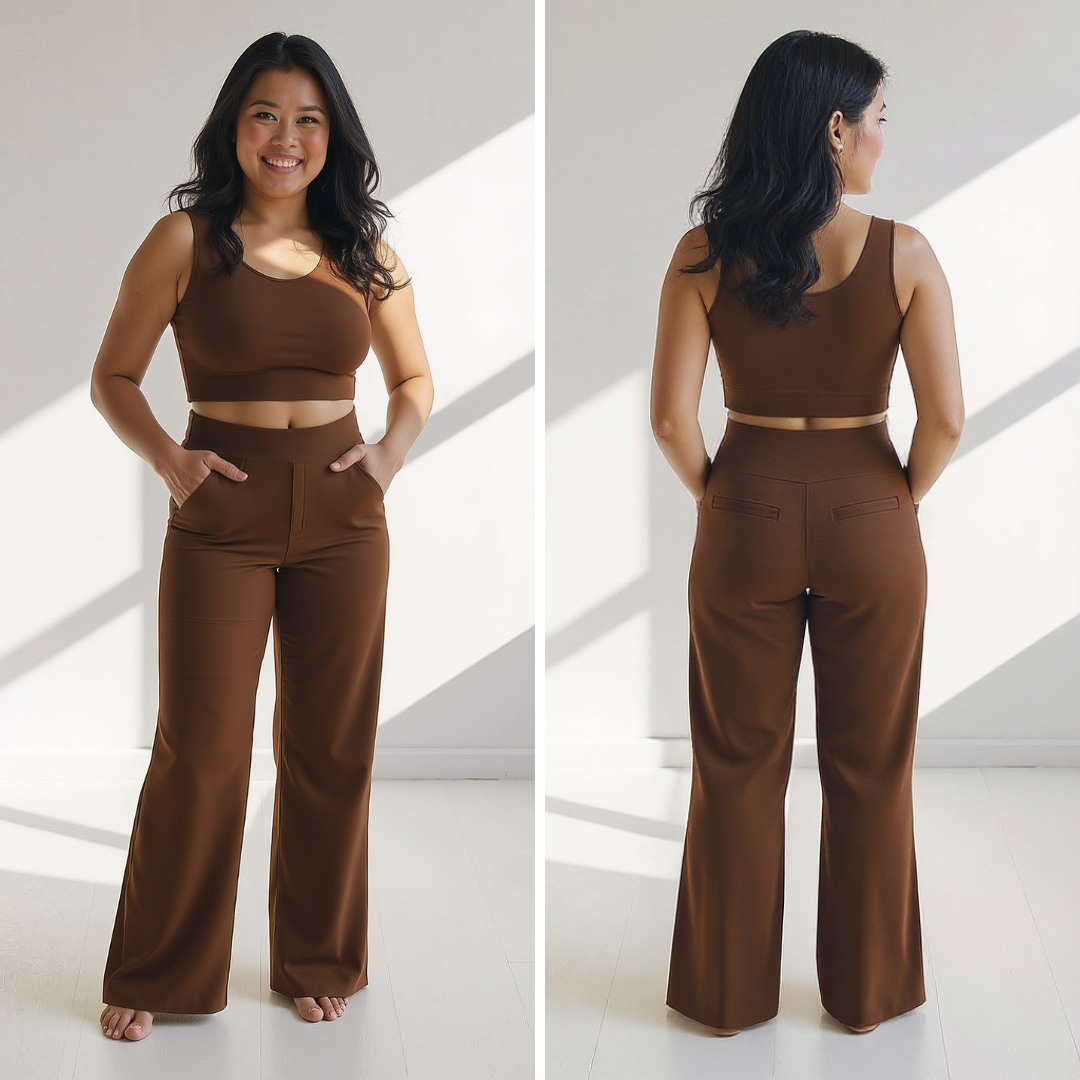 The Kyro Wide-Leg Trousers — Mist