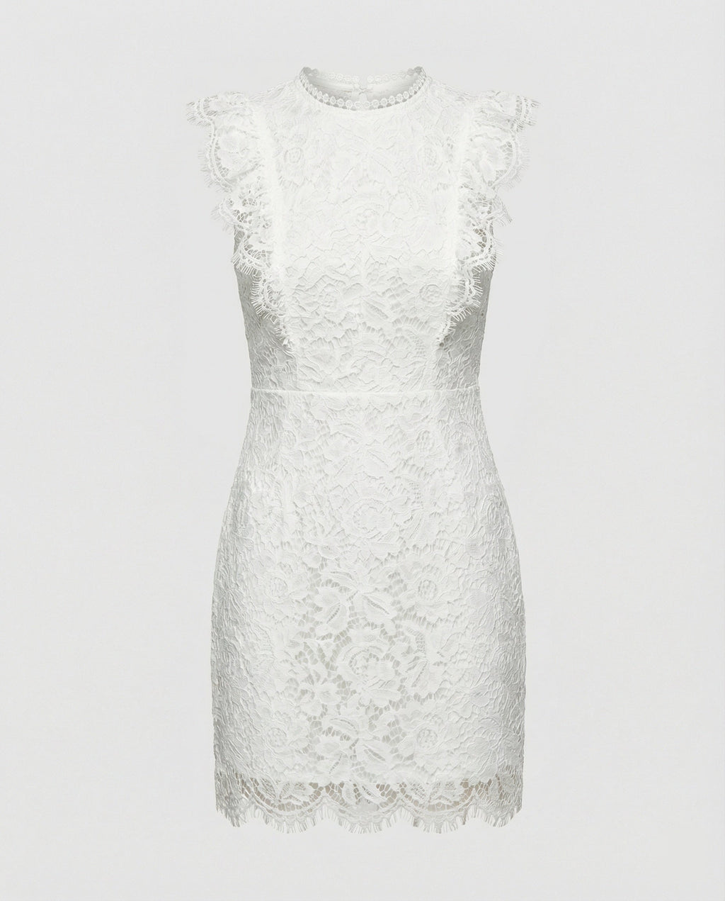 Elara Lace — Noir & Ivory Sheath