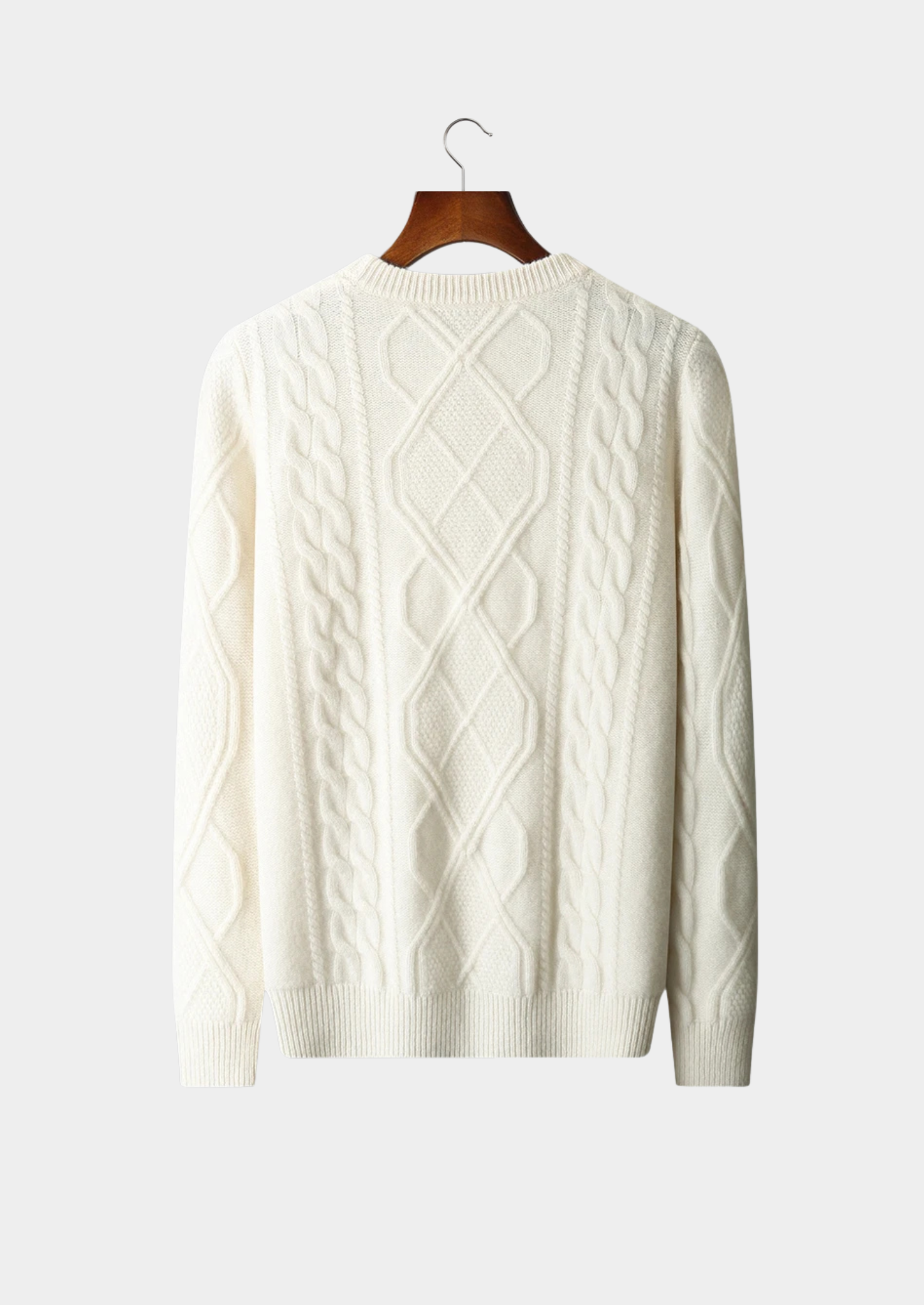 PULL-OVER D'HIVER EN LAINE MÉRINOS EXTRA-FIN PURE