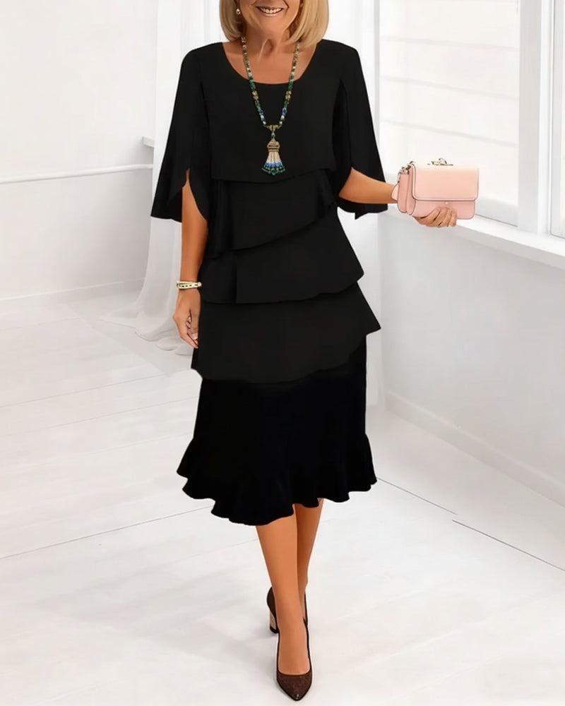 Patricia | Robe à volants élégante et confortable
