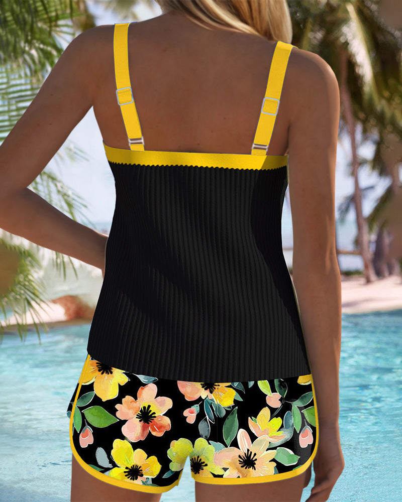 Laluna® | Ensemble Tankini Deux Pièces Élégant