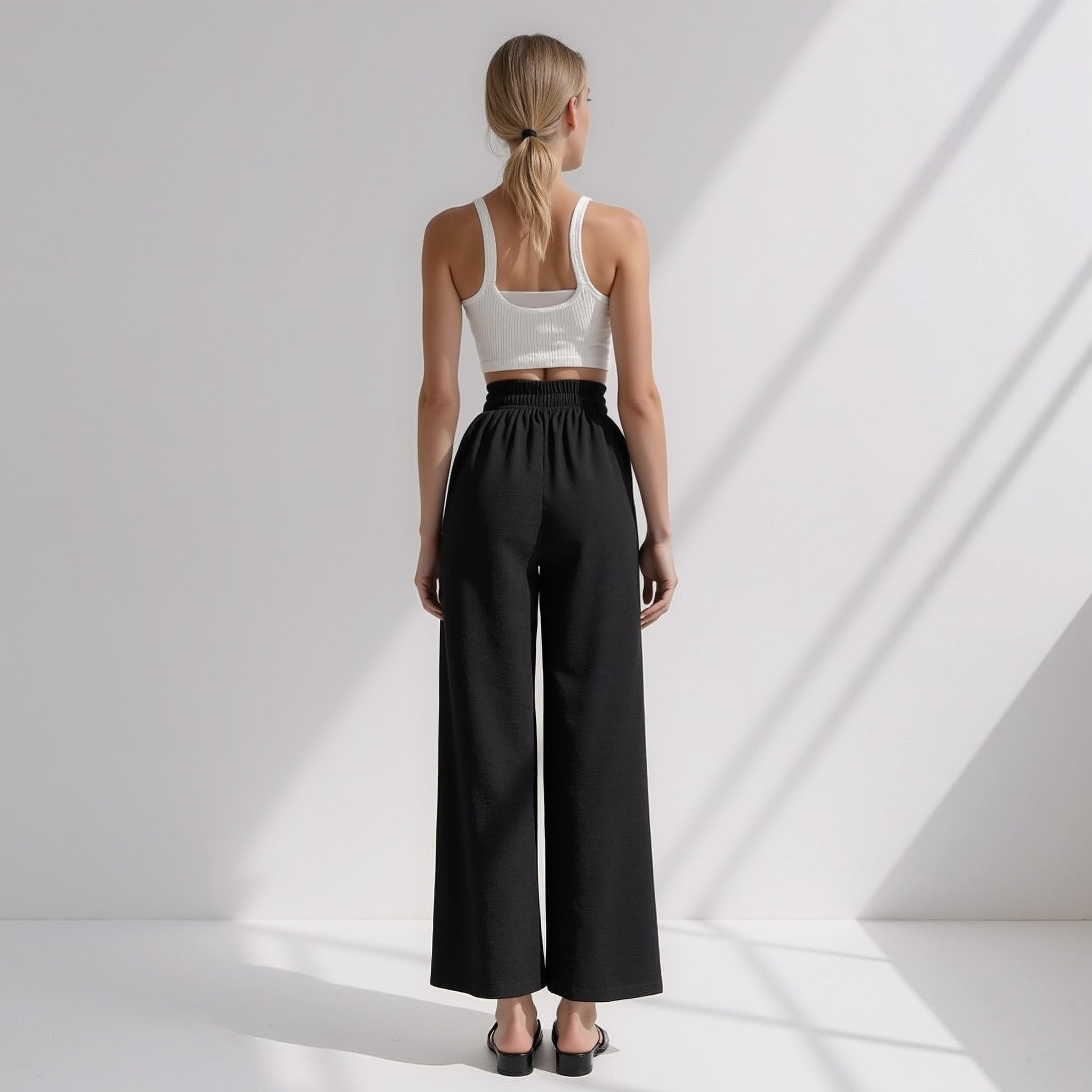 The Sylva Lounge Pant — Moss Crepe