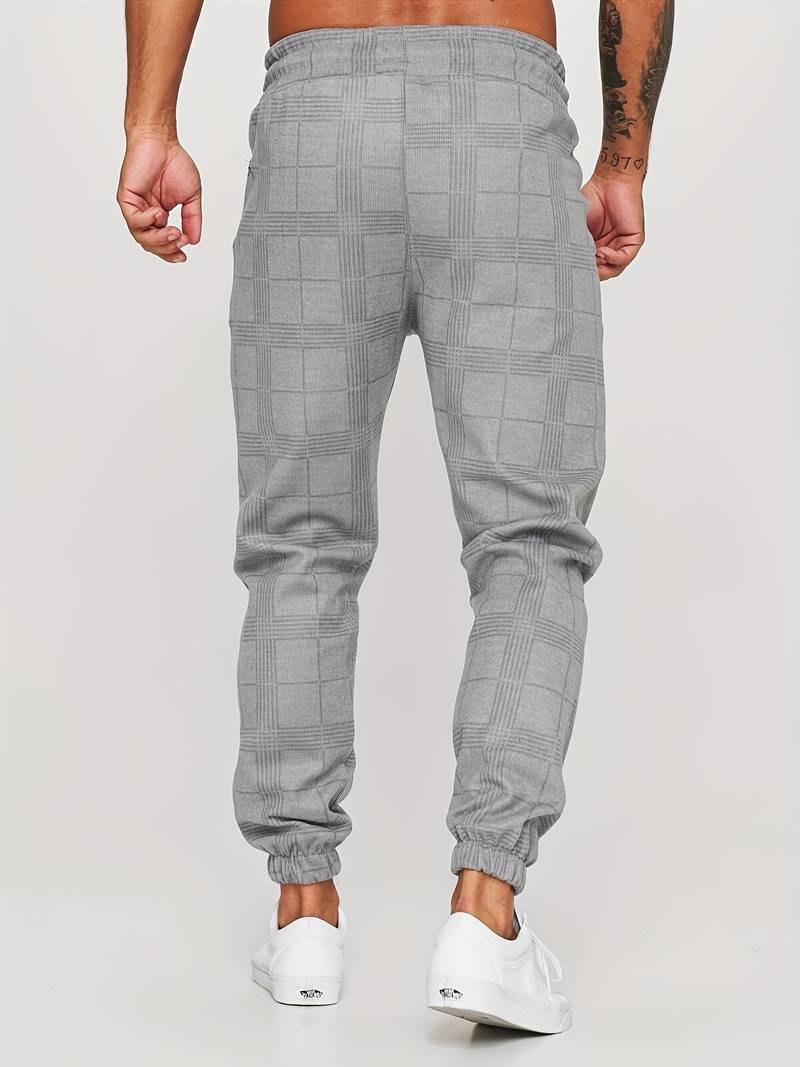 Anton Jogger — Storm Plaid