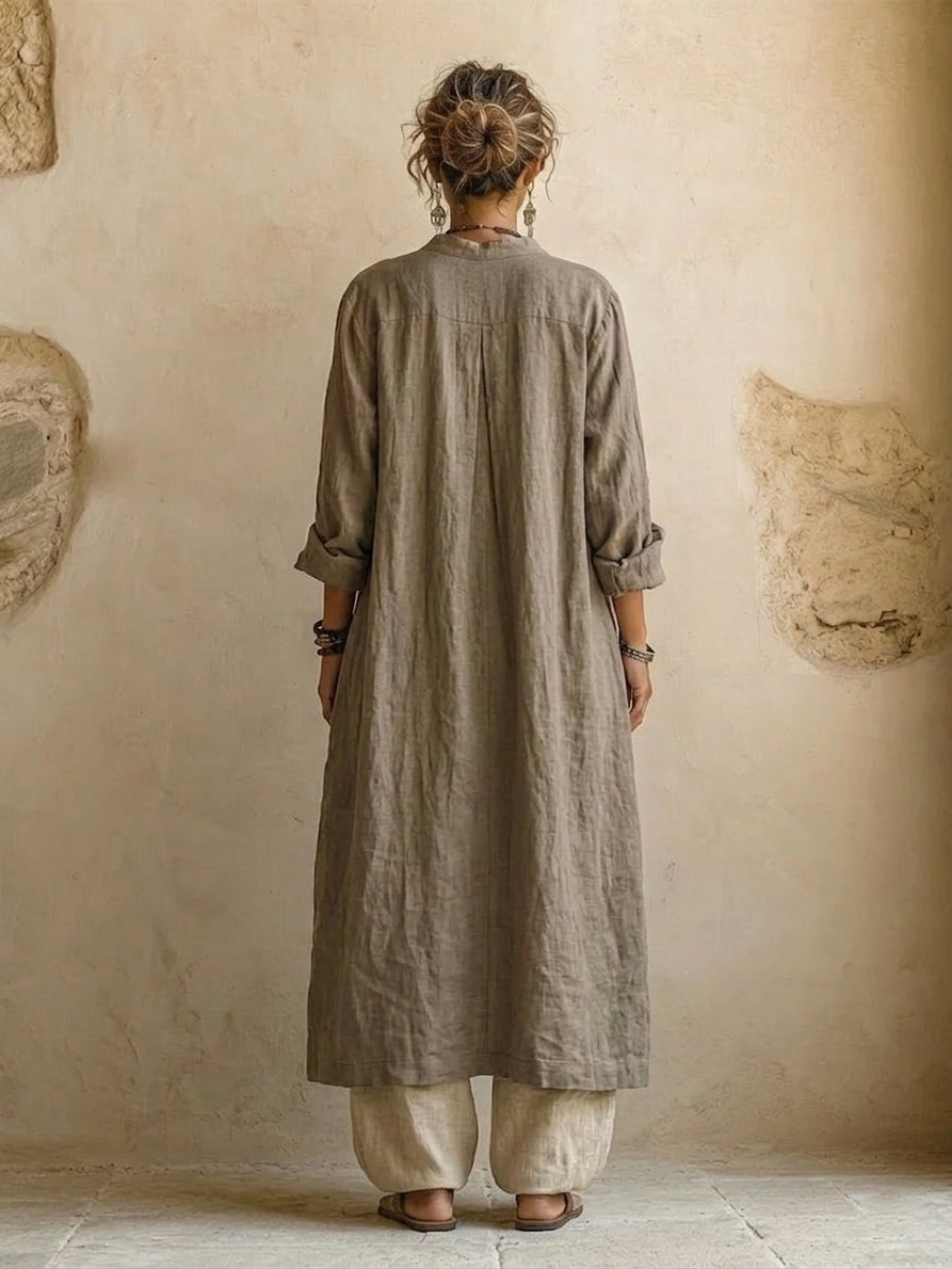 Ensemble coordonné Florence en mélange de lin