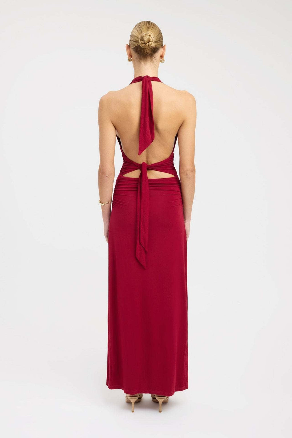 CARMEN | Robe Maxi avec Taille Froncée