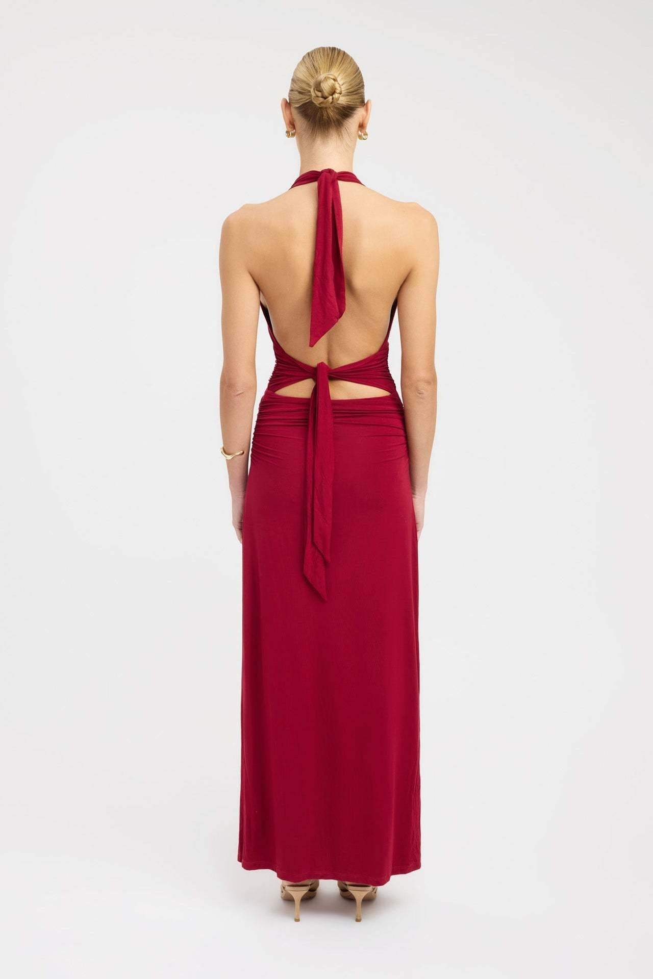 CARMEN | Robe Maxi avec Taille Froncée