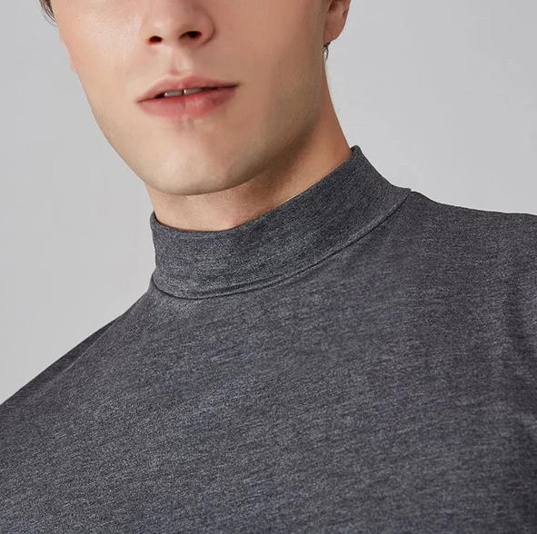 The Cael — Cloud Mock Neck Knit