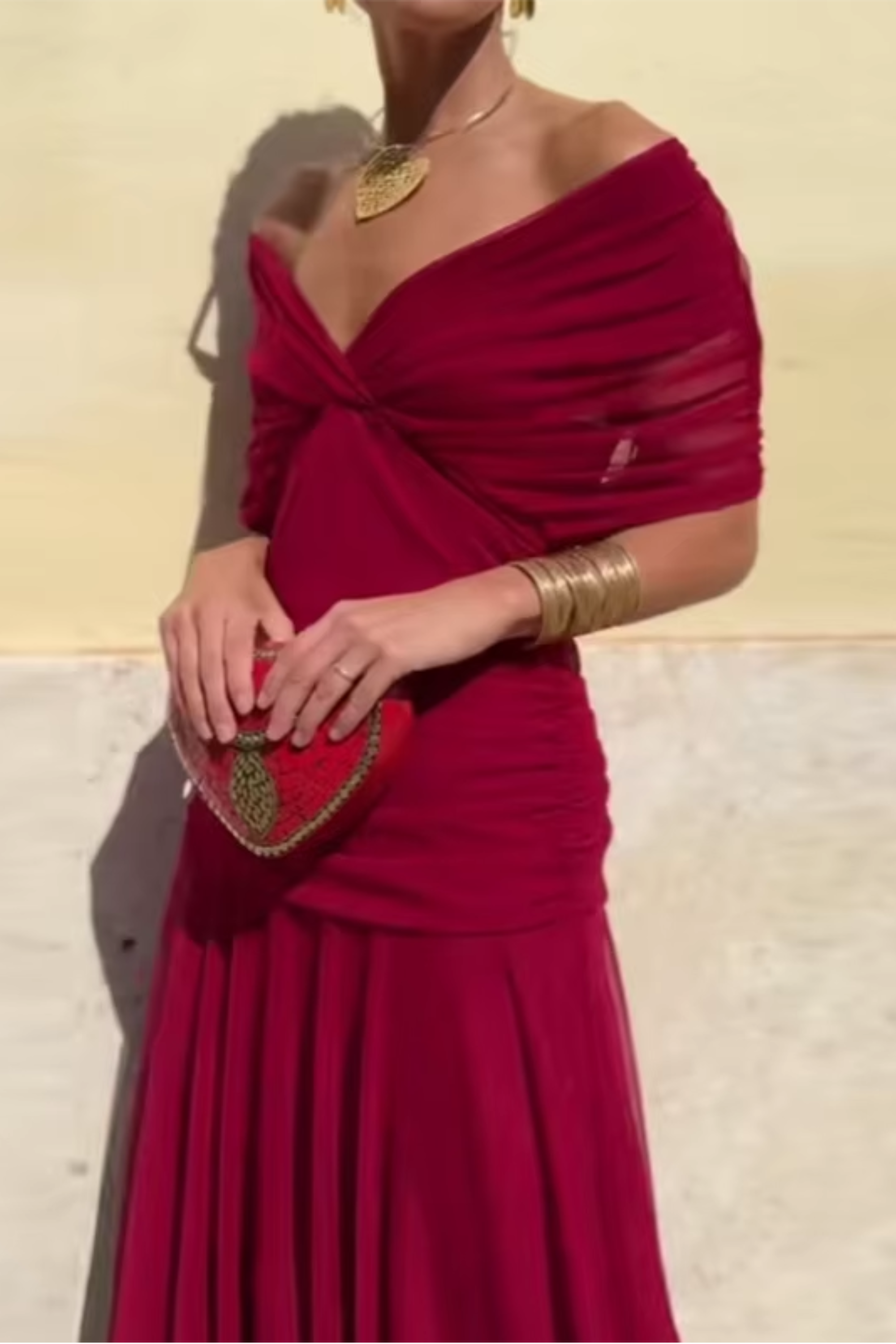 Lady™ - Robe portefeuille drapée