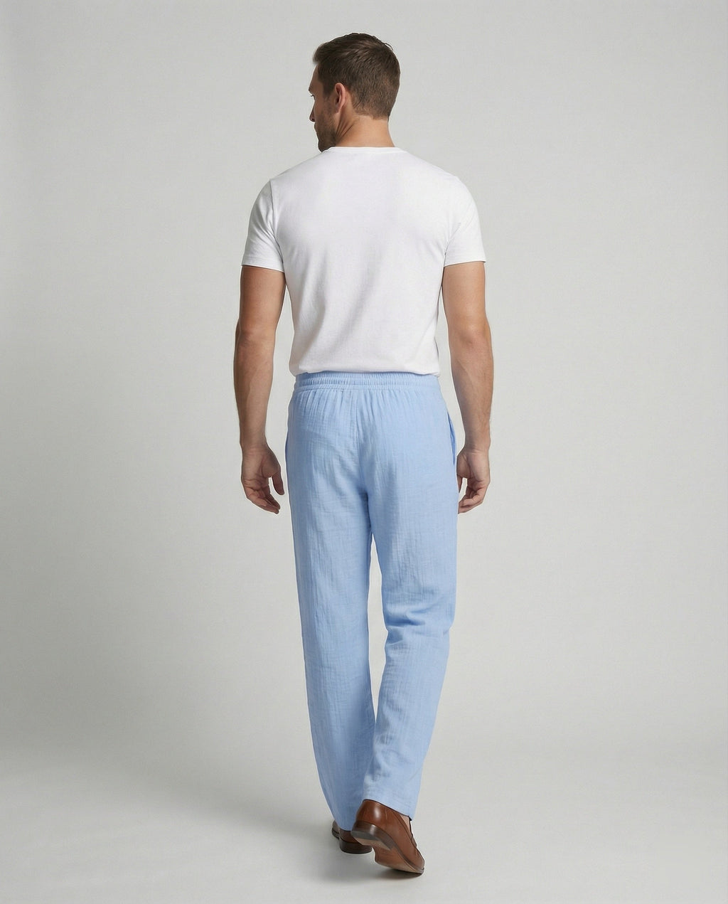 The Elian — Linen Drawstring Trousers