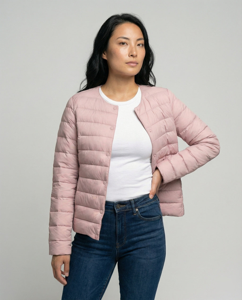 The Liora Quilted — Blush Pink