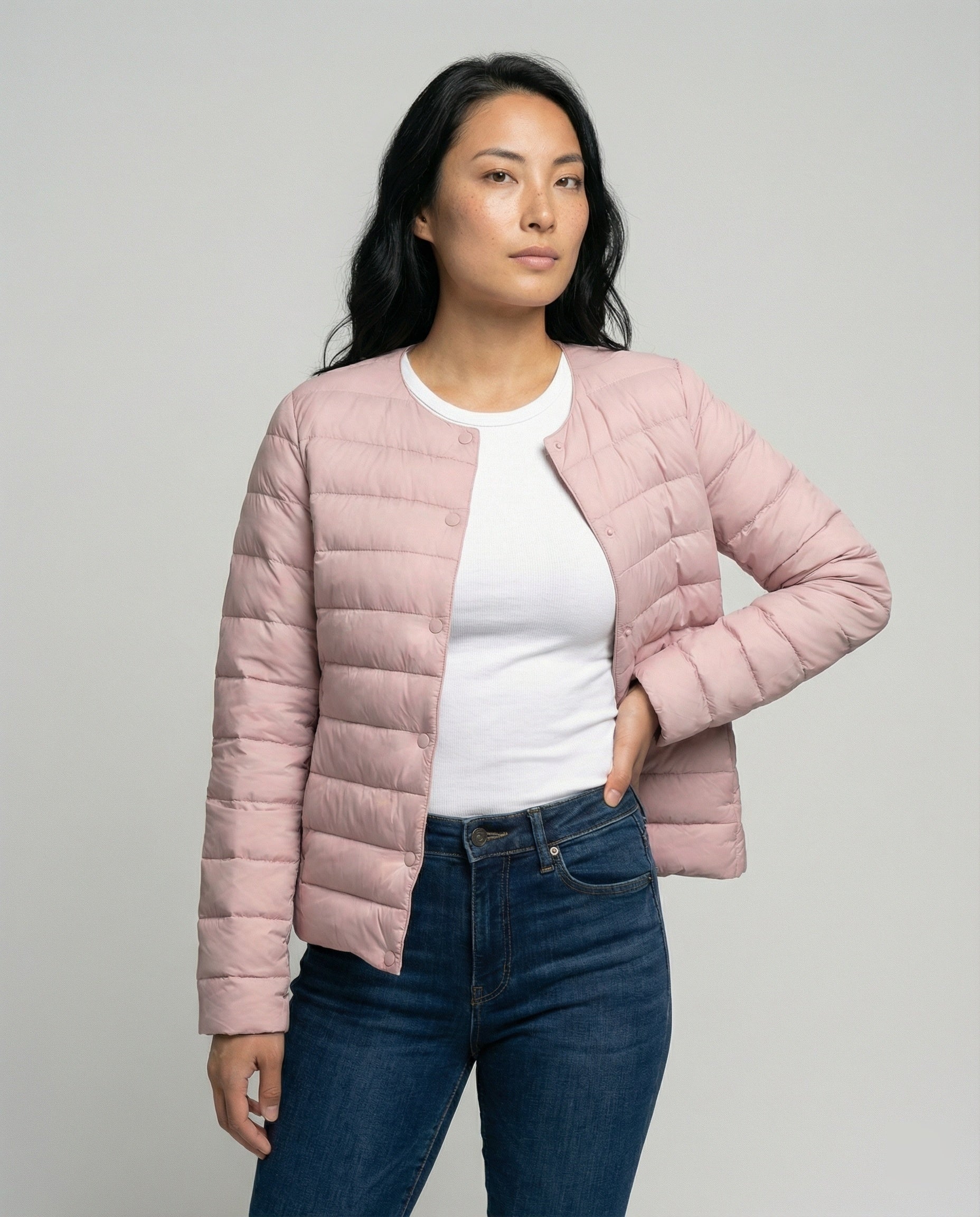 The Liora Quilted — Blush Pink