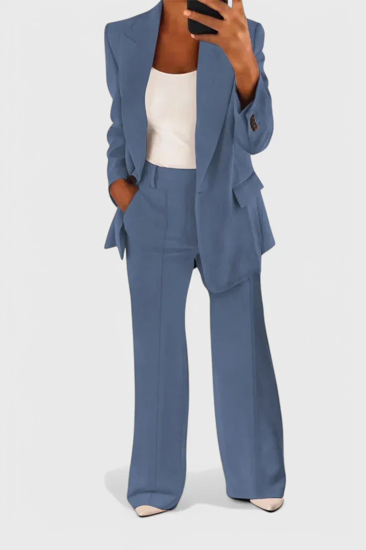 The Signe Suit — Onyx Two-Piece Set