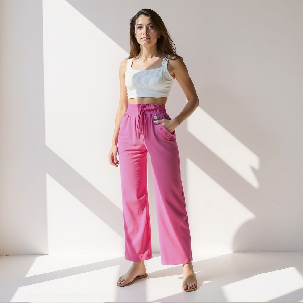 The Sylva Lounge Pant — Moss Crepe