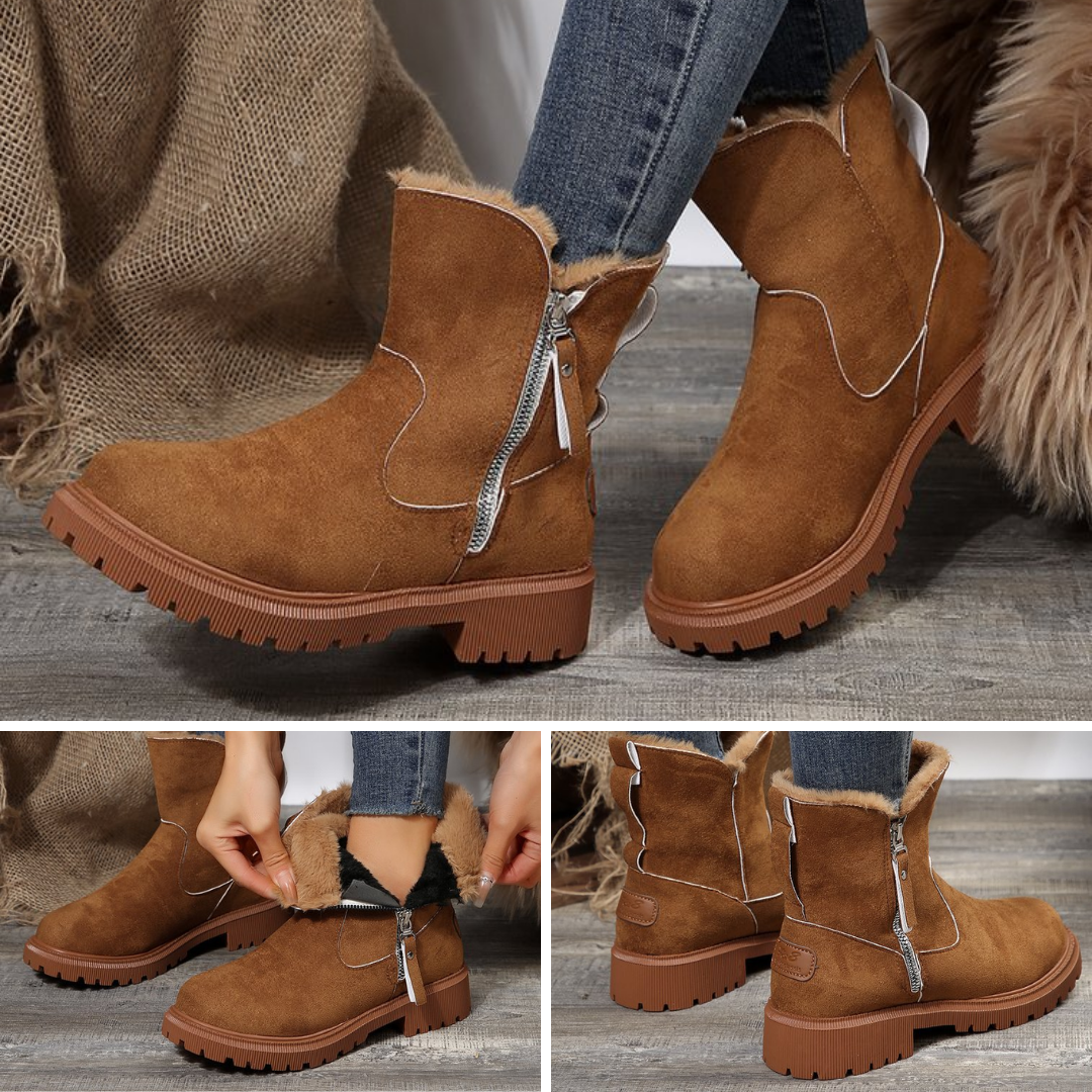 The Eira — Shearling-Lined Ankle Boot