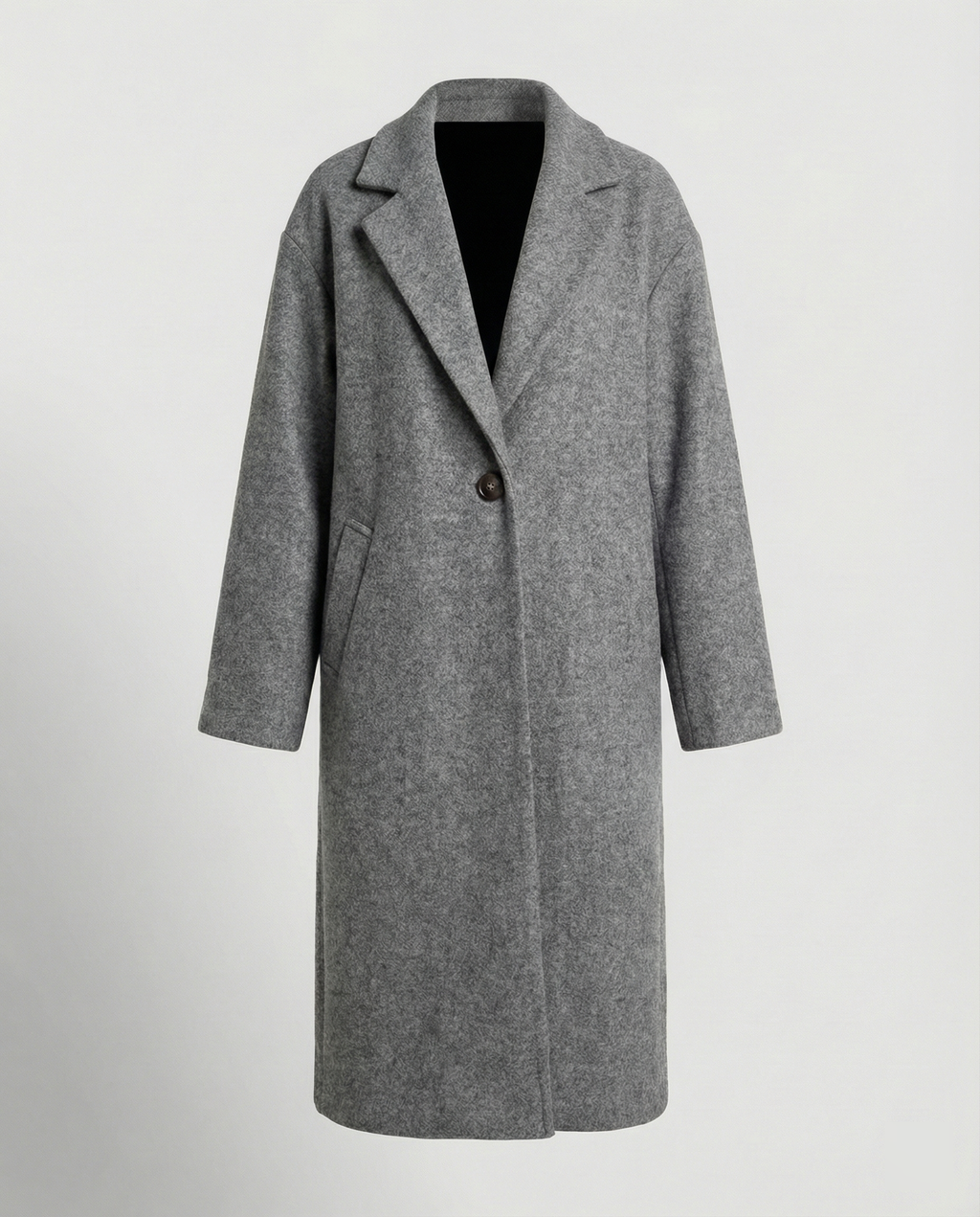 The Astrid Oversized Wool Overcoat — Multitone