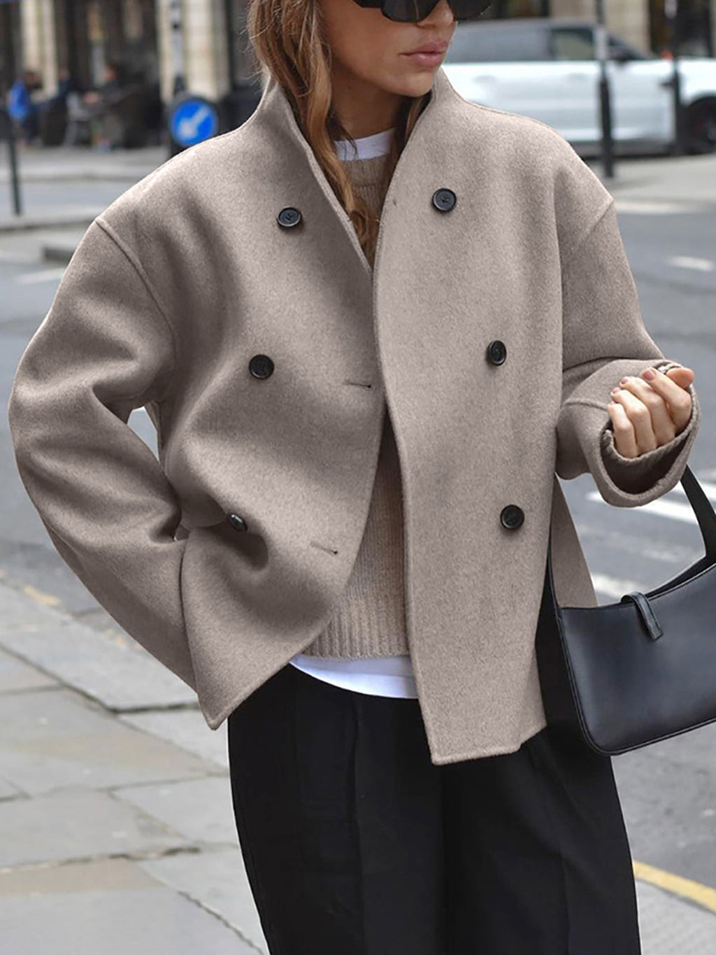 The Liora — Sand Wool Jacket