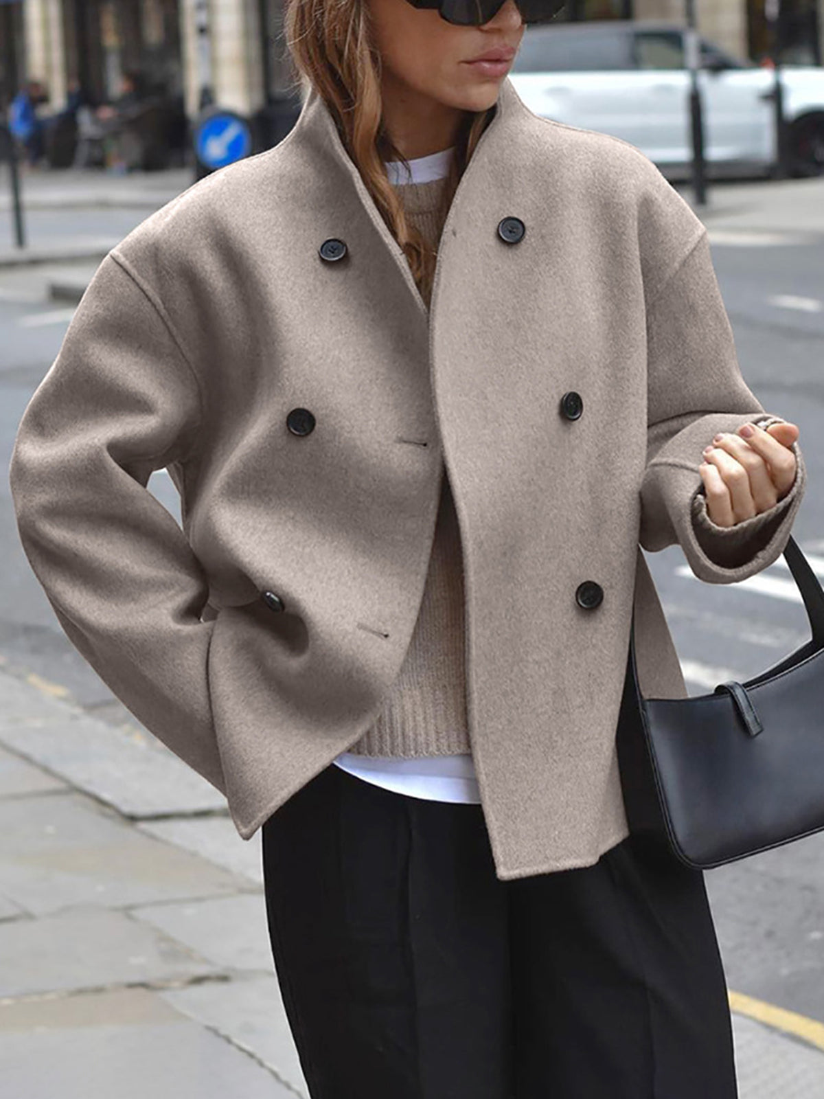 The Liora — Sand Wool Jacket