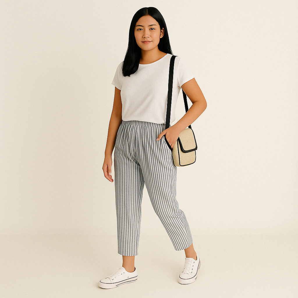 The Cael — Midnight Slim Oxford Pants