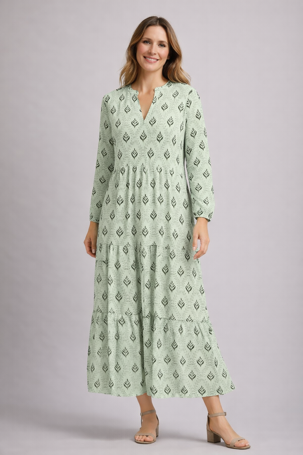 The Liora Maxi — Petal Tiered Dress