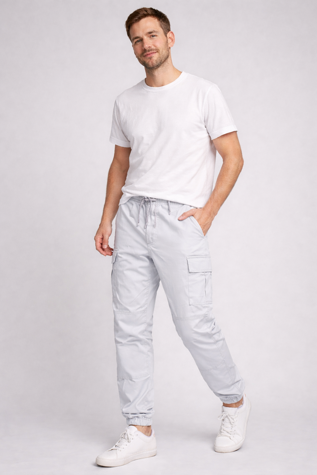 Tallin Cargo Joggers — Moss