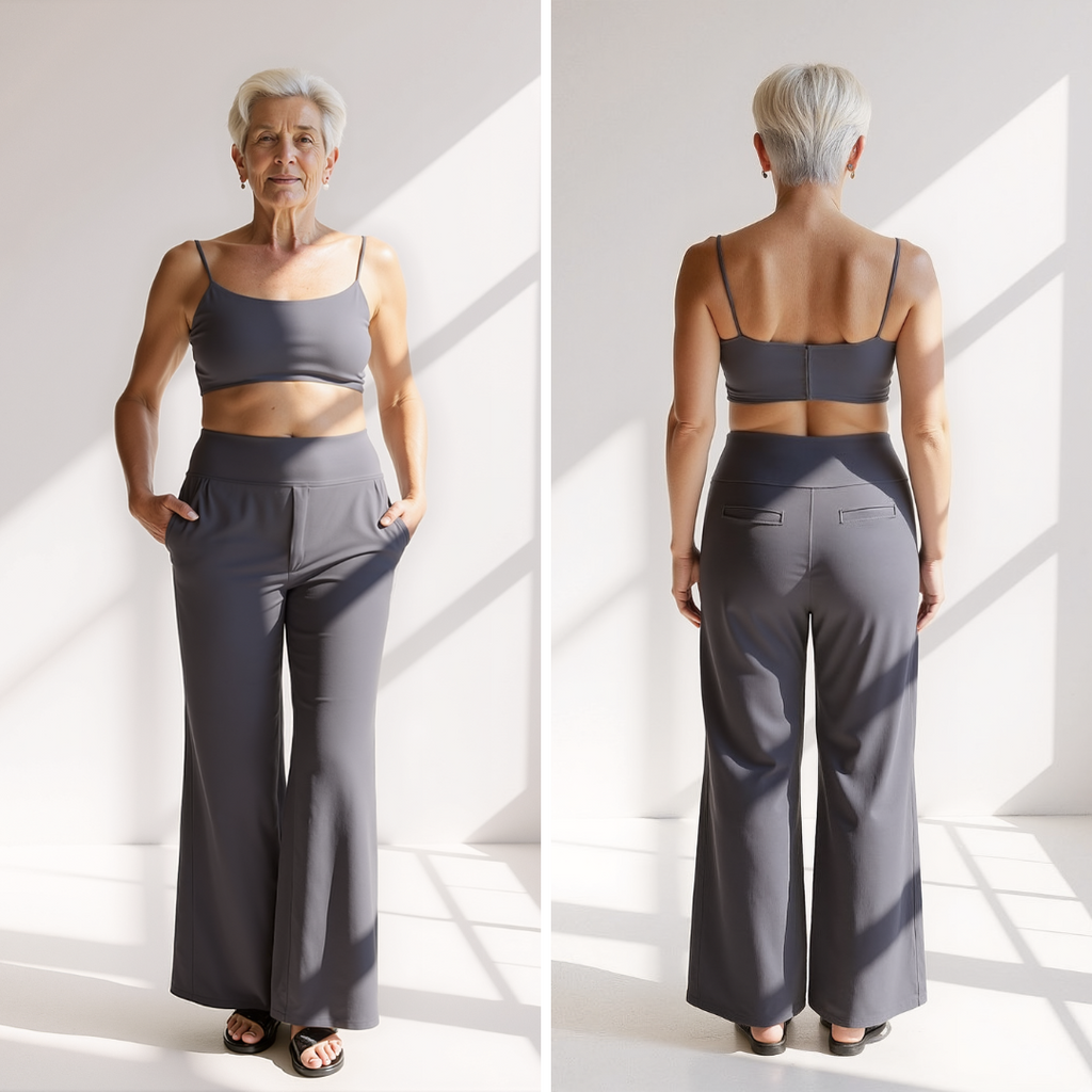 The Kyro Wide-Leg Trousers — Mist