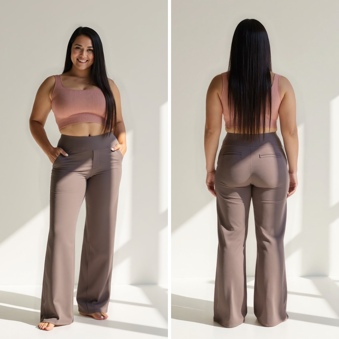 The Kyro Wide-Leg Trousers — Mist