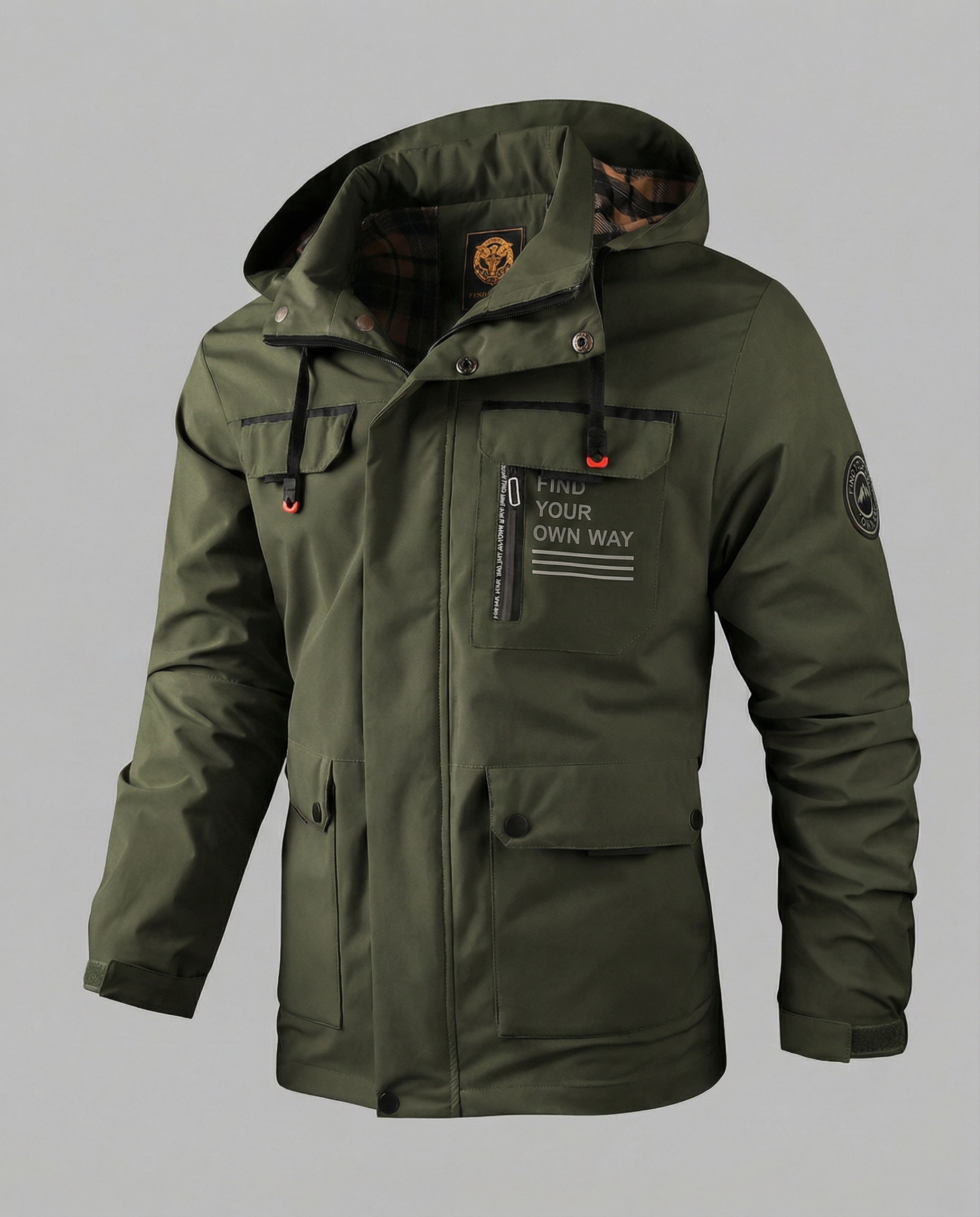Kyro Parka — Bone, Moss & Ember