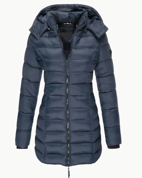 The Elia Longline — Marine Puffer Coat
