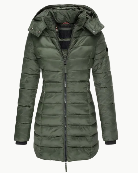 The Elia Longline — Marine Puffer Coat