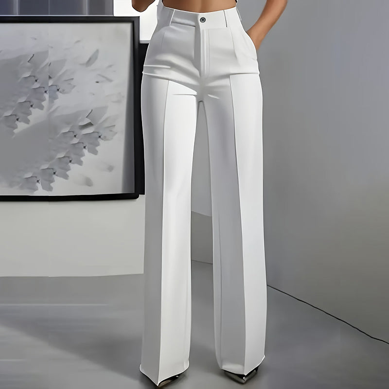 The Elora — Midnight Wide-Leg Trousers