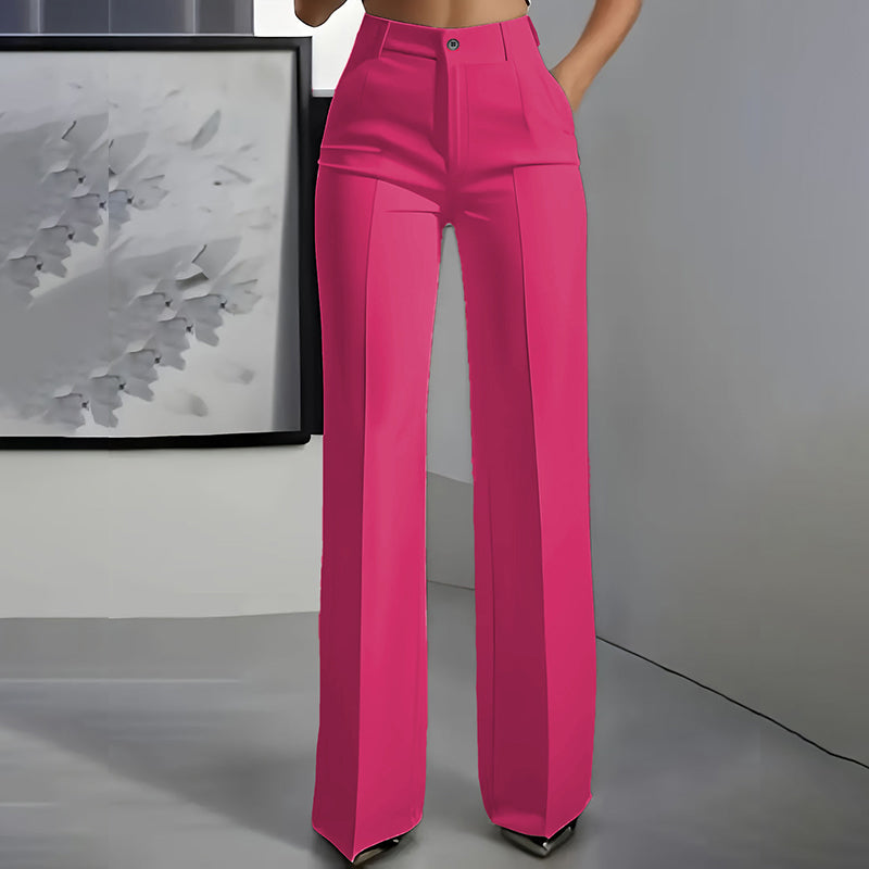 The Elora — Midnight Wide-Leg Trousers