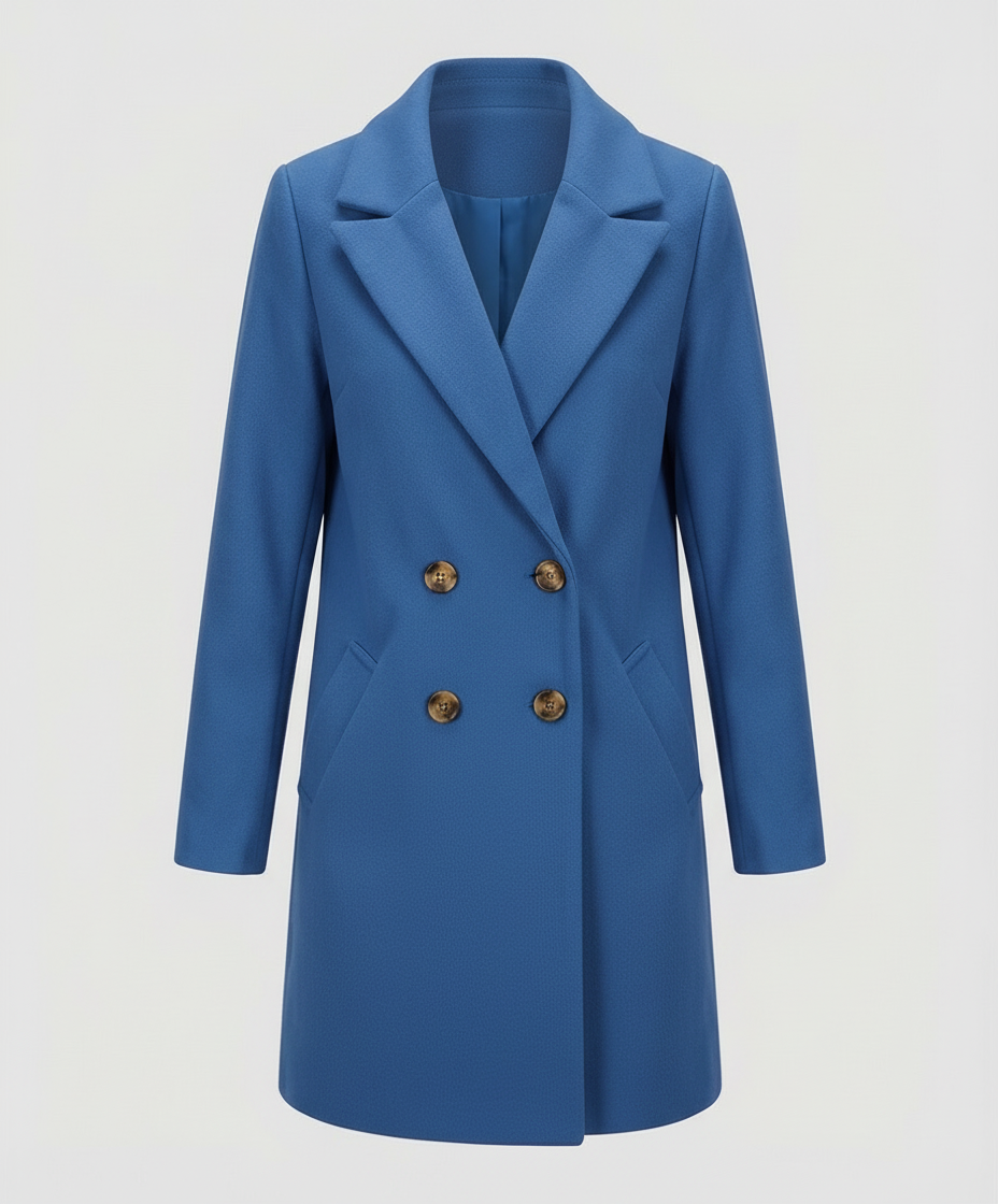 The Liora Coat — Marigold Wool Blend