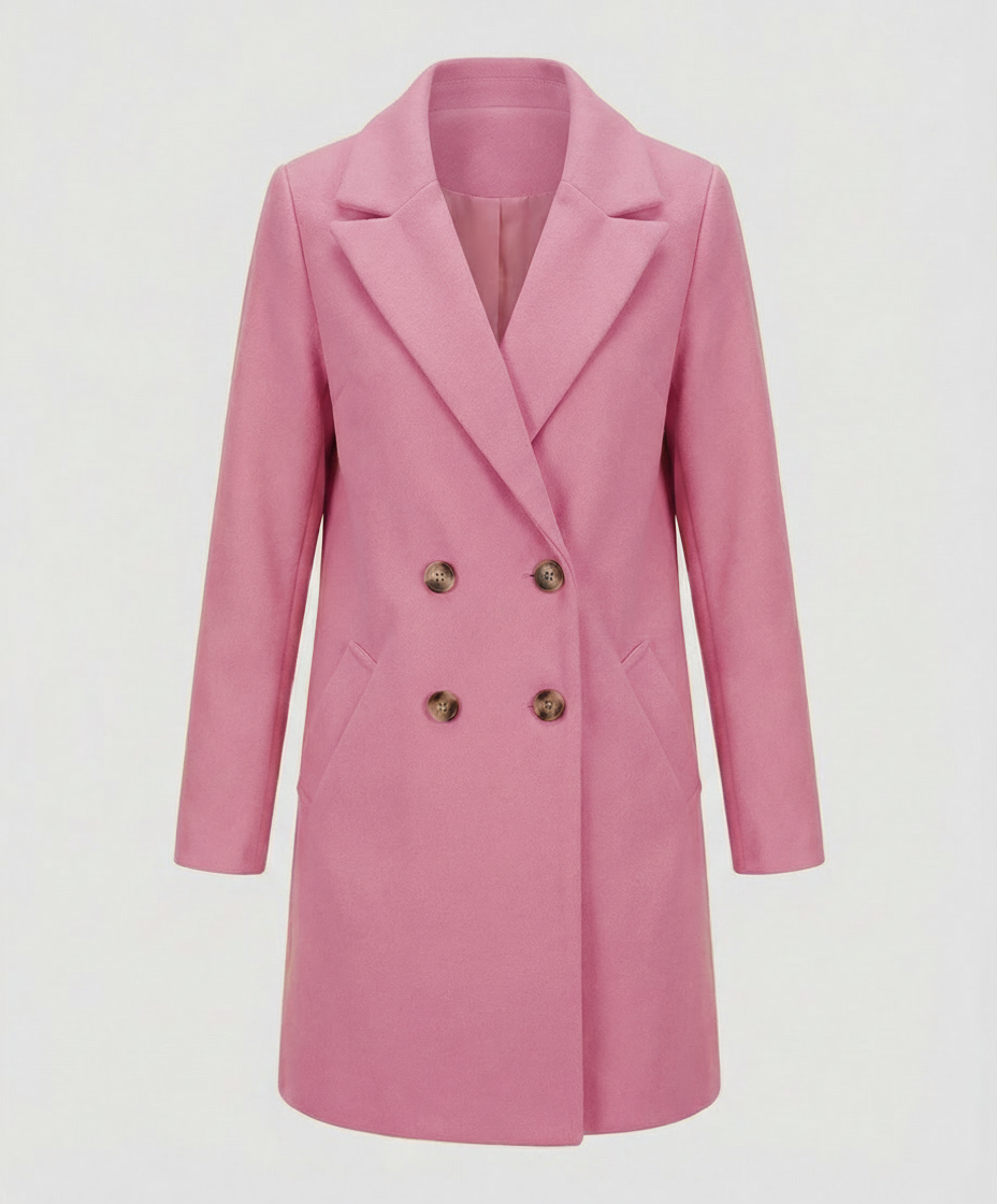 The Liora Coat — Marigold Wool Blend