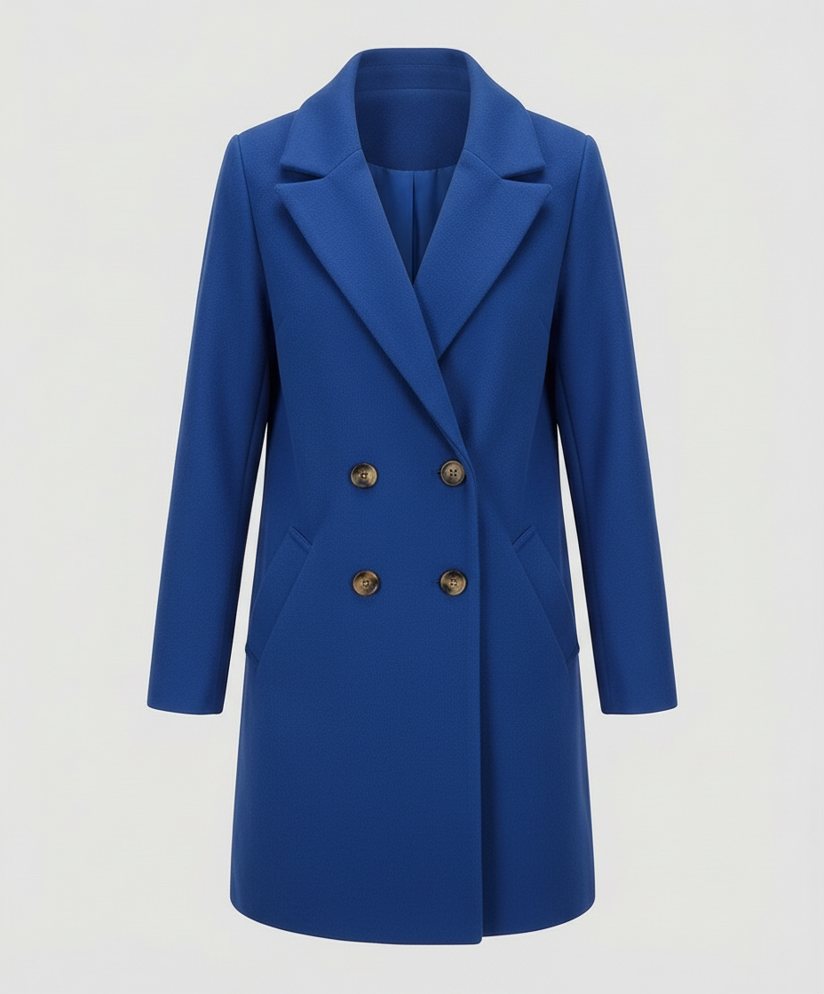 The Liora Coat — Marigold Wool Blend