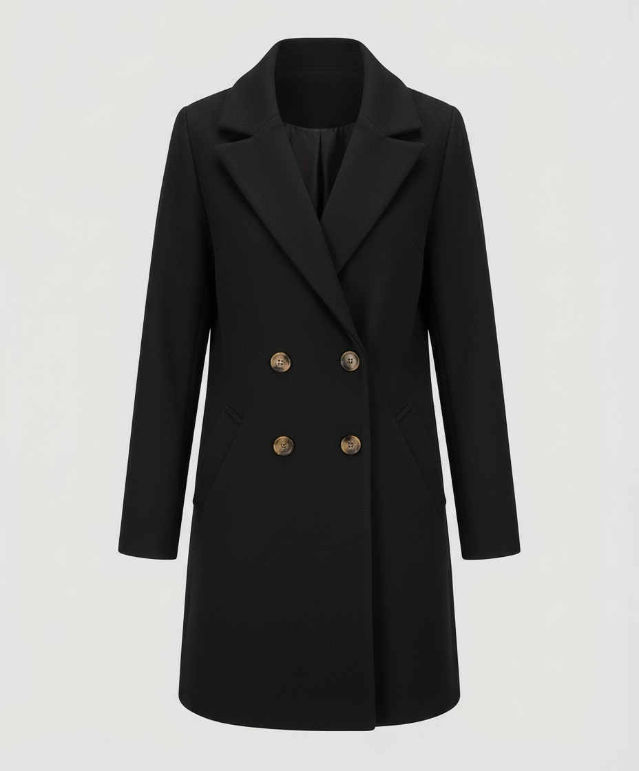 The Liora Coat — Marigold Wool Blend