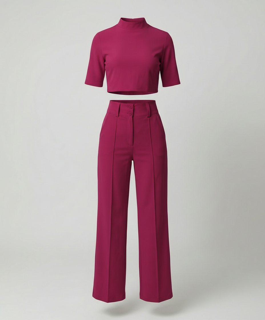 The Elara Set — Rosewood Tailored Two-Piece