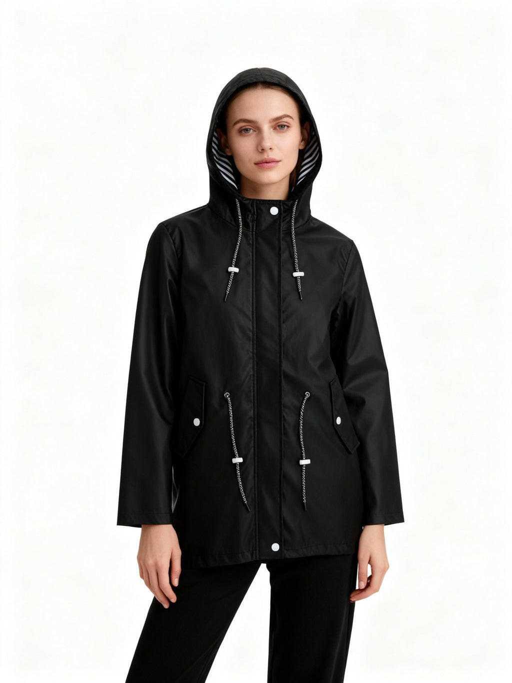 The Eira — Weatherproof Hooded Coat
