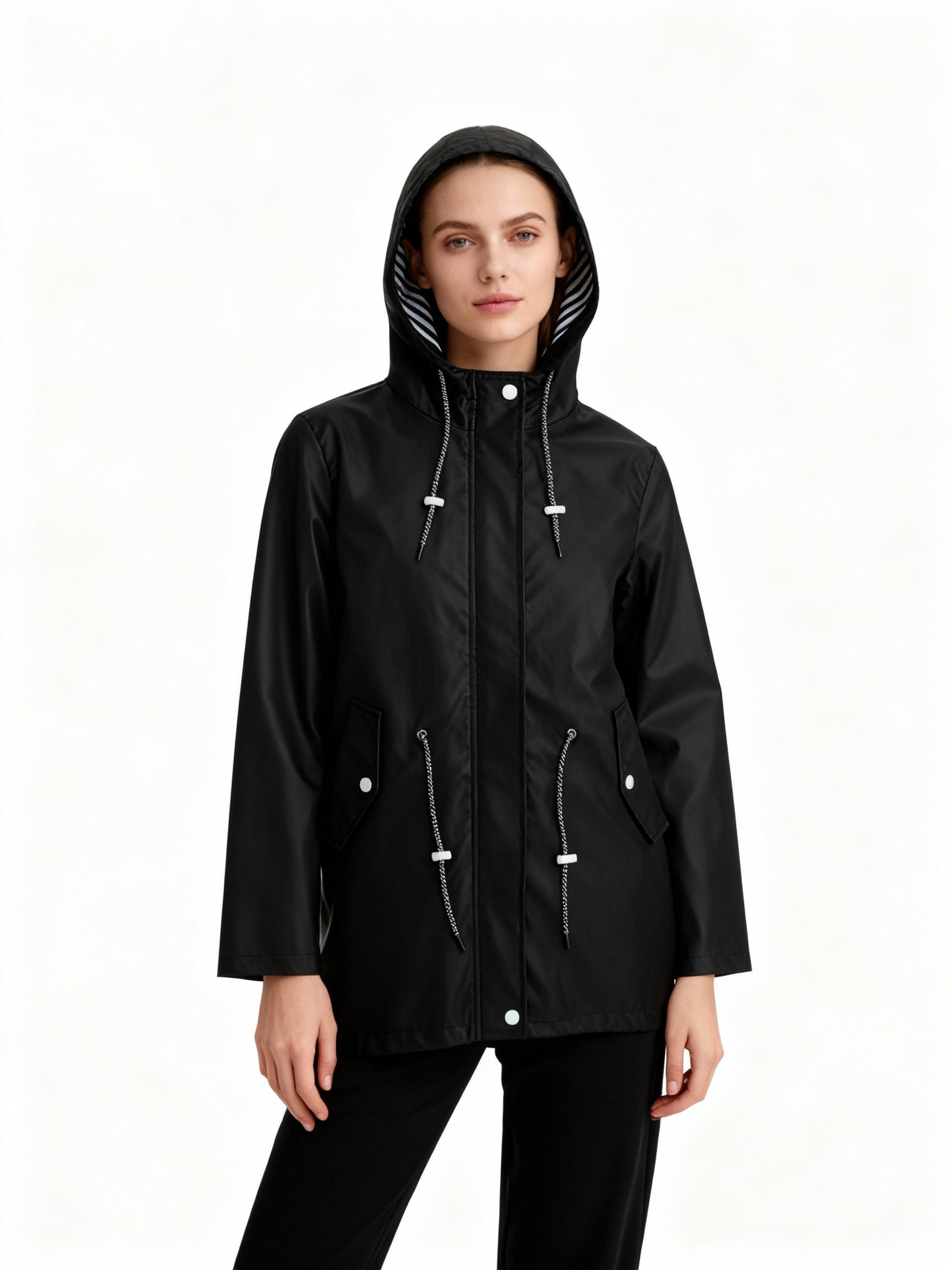 The Eira — Weatherproof Hooded Coat