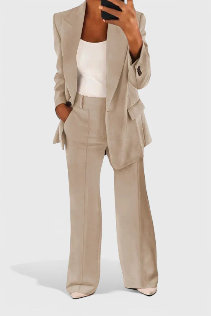 The Signe Suit — Onyx Two-Piece Set