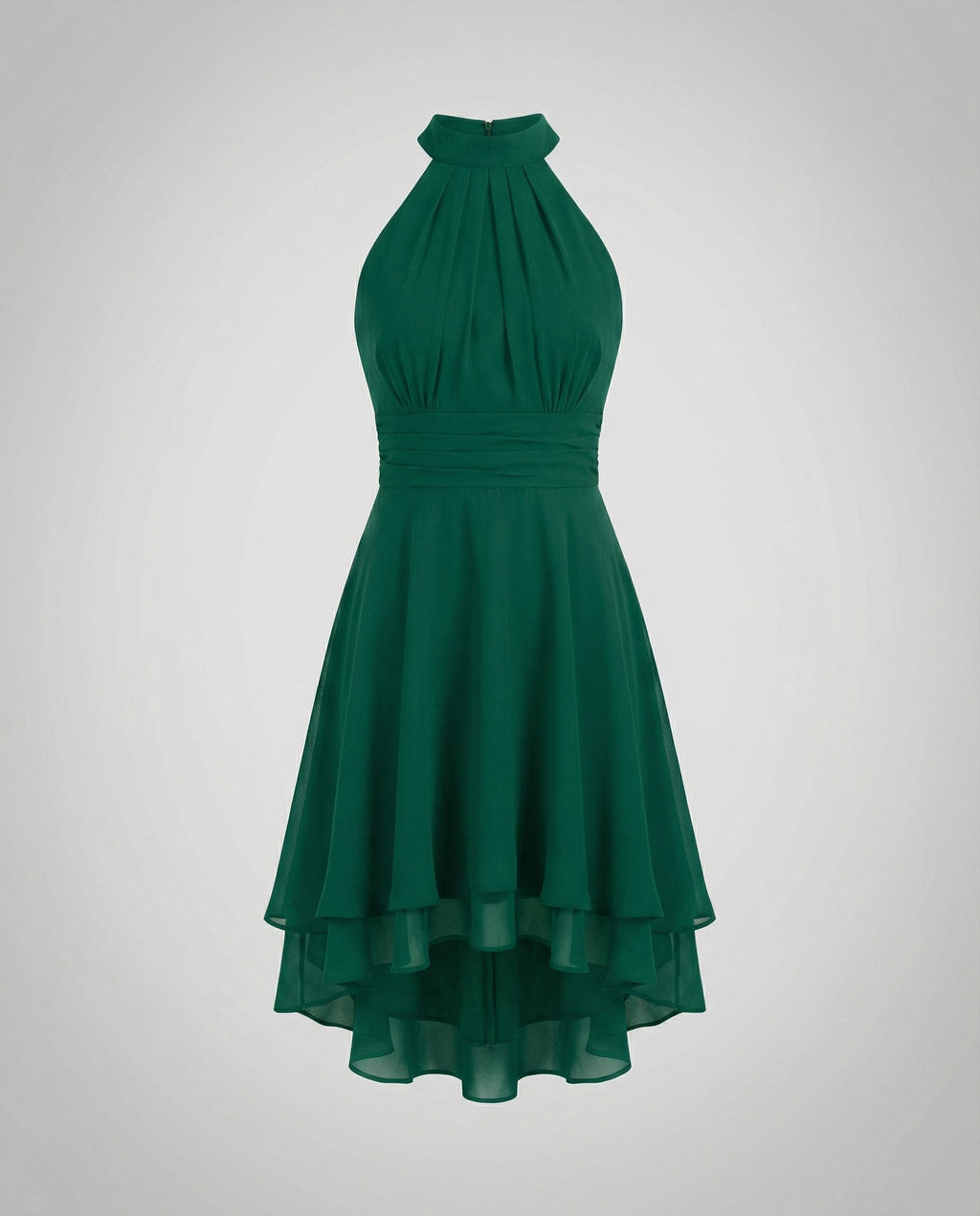 Isla Ruffle Dress — Midnight