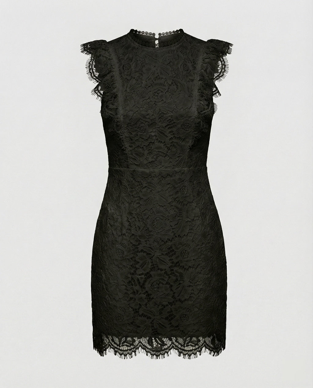 Elara Lace — Noir & Ivory Sheath